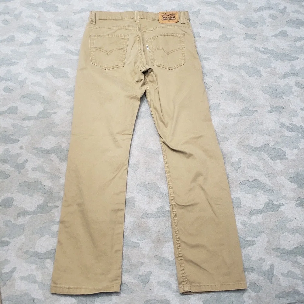 Levi's‎ 511 Pants Youth 28x38 Tan Slim Fit Pockets